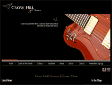Tablet Screenshot of crowhillguitars.com